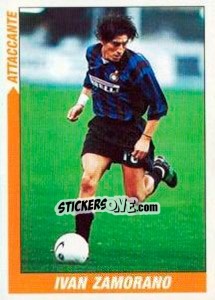 Figurina Ivan Zamorano - Supercalcio 1999-2000 - Panini