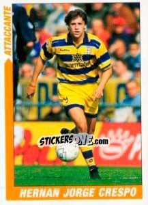 Figurina Hernan Jorge Crespo - Supercalcio 1999-2000 - Panini