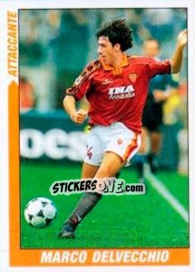 Sticker Marco Delvecchio - Supercalcio 1999-2000 n. 140 - Panini
