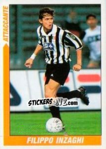 Sticker Filippo Inzaghi - Supercalcio 1999-2000 n. 143 - Panini