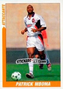 Sticker Patrick Mboma - Supercalcio 1999-2000 - Panini