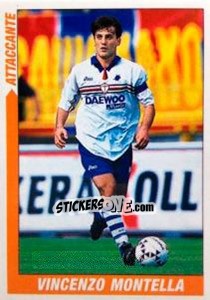 Sticker Vincenzo Montella - Supercalcio 1999-2000 - Panini