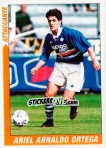 Sticker Ariel Arnaldo Ortega - Supercalcio 1999-2000 n. 155 - Panini