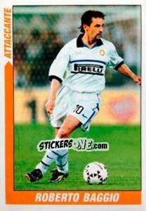 Sticker Roberto Baggio - Supercalcio 1999-2000 n. 166 - Panini