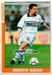 Figurina Roberto Baggio - Supercalcio 1999-2000 - Panini