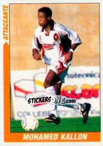 Figurina Mohamed Kallon - Supercalcio 1999-2000 - Panini