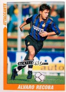 Sticker Alvaro Recoba - Supercalcio 1999-2000 - Panini