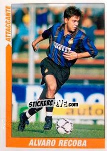 Sticker Alvaro Recoba - Supercalcio 1999-2000 n. 179 - Panini