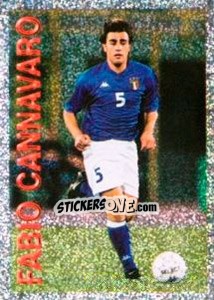 Figurina Fabio Cannavaro - Supercalcio 1999-2000 - Panini