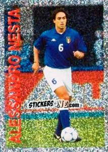 Figurina Alessandro Nesta - Supercalcio 1999-2000 - Panini