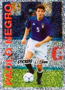 Sticker Paolo Negro - Supercalcio 1999-2000 - Panini