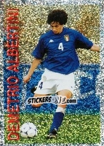 Figurina Demetrio Albertini - Supercalcio 1999-2000 - Panini