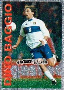 Sticker Dino Baggio - Supercalcio 1999-2000 - Panini