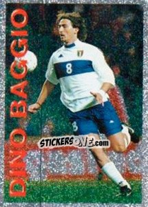 Figurina Dino Baggio - Supercalcio 1999-2000 - Panini