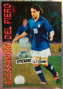 Cromo Alessandro Del Piero - Supercalcio 1999-2000 - Panini