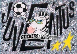 Sticker Juventus (Mascotte) - Supercalcio 1999-2000 n. F - Panini