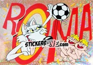 Sticker Roma (Mascotte) - Supercalcio 1999-2000 - Panini