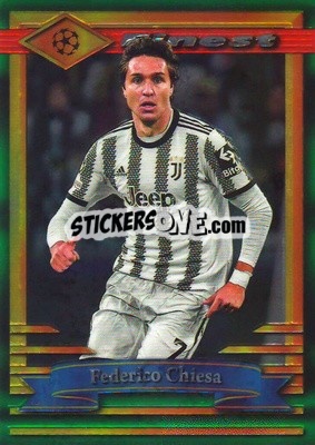 Sticker Federico Chiesa - UEFA Club Competitions Finest Flashbacks 2022-2023
 n. 22 - Topps