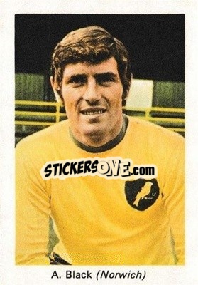 Sticker Alan Black - My Favorite Soccer Stars 1971-1972
 - IPC Magazines
