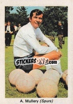 Sticker Alan Mullery - My Favorite Soccer Stars 1971-1972
 - IPC Magazines
