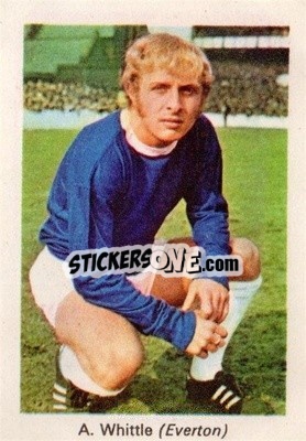 Sticker Alan Whittle - My Favorite Soccer Stars 1971-1972
 n. VT4 - IPC Magazines
