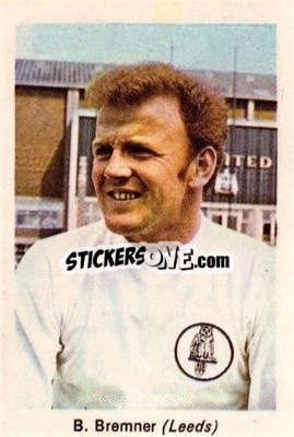 Sticker Billy Bremner - My Favorite Soccer Stars 1971-1972
 - IPC Magazines
