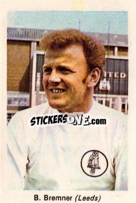Sticker Billy Bremner - My Favorite Soccer Stars 1971-1972
 n. BJ1 - IPC Magazines
