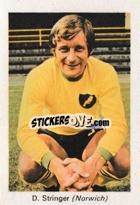 Cromo David Stringer - My Favorite Soccer Stars 1971-1972
 - IPC Magazines
