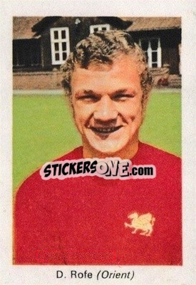 Sticker Dennis Rofe - My Favorite Soccer Stars 1971-1972
 n. LT14 - IPC Magazines
