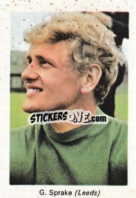 Sticker Gary Sprake - My Favorite Soccer Stars 1971-1972
 n. VT11 - IPC Magazines

