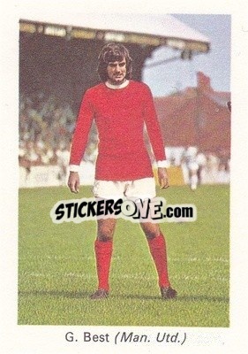 Sticker George Best - My Favorite Soccer Stars 1971-1972
 n. SS31 - IPC Magazines
