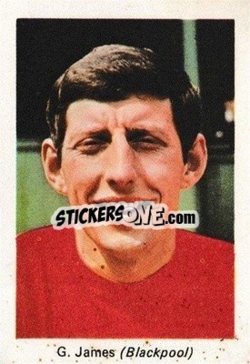 Sticker Glyn James - My Favorite Soccer Stars 1971-1972
 n. VT14 - IPC Magazines

