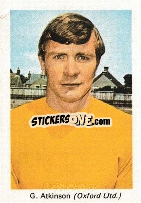 Sticker Graham Atkinson - My Favorite Soccer Stars 1971-1972
 - IPC Magazines
