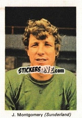 Sticker Jim Montgomery - My Favorite Soccer Stars 1971-1972
 - IPC Magazines
