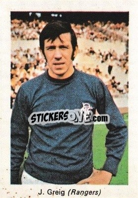 Sticker John Greig - My Favorite Soccer Stars 1971-1972
 n. VT15 - IPC Magazines
