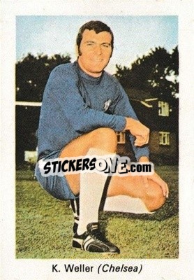 Sticker Keith Weller - My Favorite Soccer Stars 1971-1972
 n. TI9 - IPC Magazines
