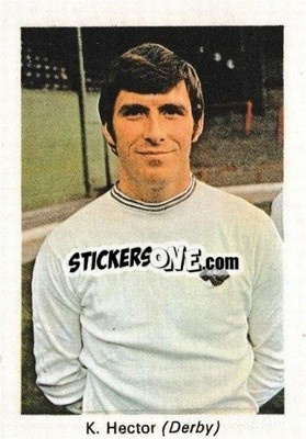 Sticker Kevin Hector - My Favorite Soccer Stars 1971-1972
 - IPC Magazines
