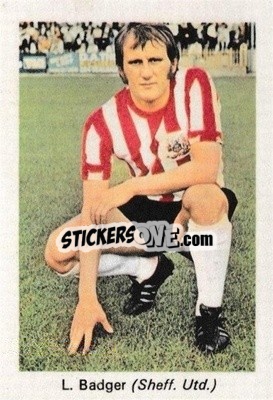 Sticker Len Badger - My Favorite Soccer Stars 1971-1972
 - IPC Magazines
