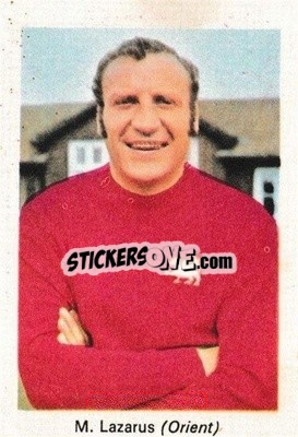 Sticker Mark Lazarus - My Favorite Soccer Stars 1971-1972
 n. VT12 - IPC Magazines
