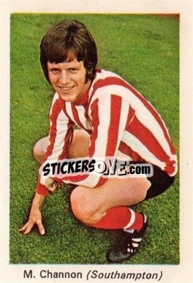 Sticker Mike Channon - My Favorite Soccer Stars 1971-1972
 - IPC Magazines
