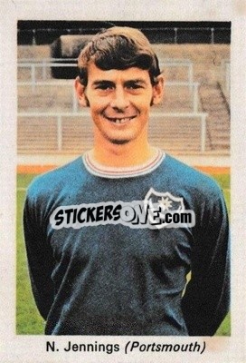 Sticker Nicky Jennings - My Favorite Soccer Stars 1971-1972
 - IPC Magazines
