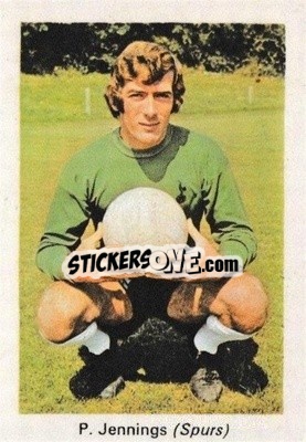 Figurina Pat Jennings - My Favorite Soccer Stars 1971-1972
 n. LT12 - IPC Magazines

