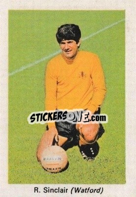 Cromo Roy Sinclair - My Favorite Soccer Stars 1971-1972
 - IPC Magazines
