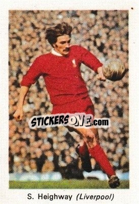 Sticker Steve Heighway - My Favorite Soccer Stars 1971-1972
 - IPC Magazines
