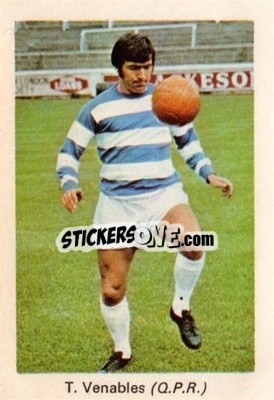 Sticker Terry Venables - My Favorite Soccer Stars 1971-1972
 - IPC Magazines
