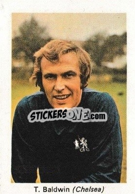 Sticker Tommy Baldwin - My Favorite Soccer Stars 1971-1972
 - IPC Magazines
