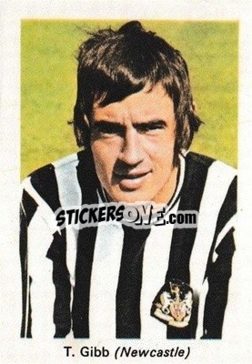 Sticker Tommy Gibb - My Favorite Soccer Stars 1971-1972
 n. VT7 - IPC Magazines

