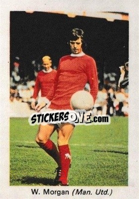 Sticker Willie Morgan - My Favorite Soccer Stars 1971-1972
 - IPC Magazines
