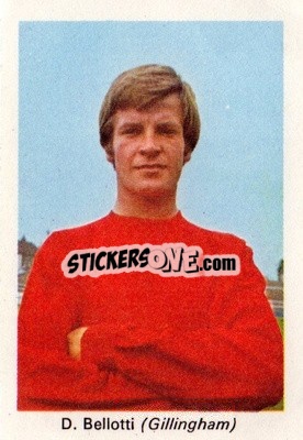 Sticker Derek Bellotti - My Favorite Soccer Stars 1969-1970
 - IPC Magazines
