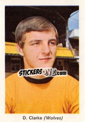Cromo Derek Clarke - My Favorite Soccer Stars 1969-1970
 n. BU21 - IPC Magazines
